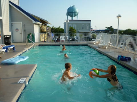 Have fun with the kids in the pool!! Kids and big kids LOVE the pool!!