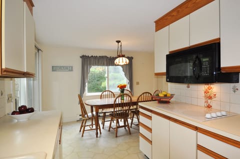 Kitchen with dining area
