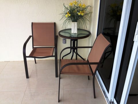 Two balconies with ocean view