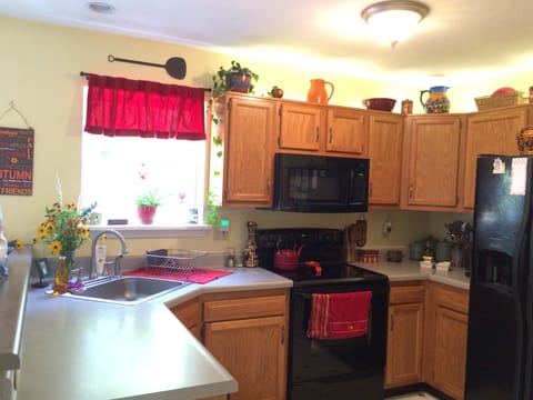 Kitchen has everything you need!  