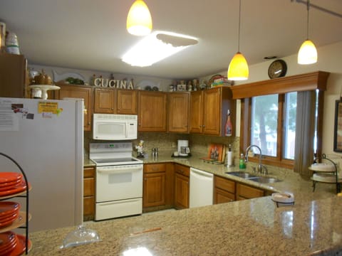 Spacious kitchen with everything you need to whip up a meal, snack anytime!