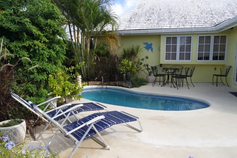 Plunge pool and sundeck.