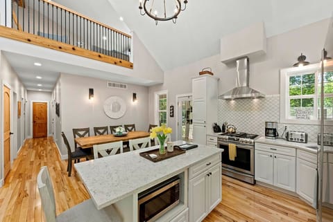 Chef's kitchen for feeding the gang