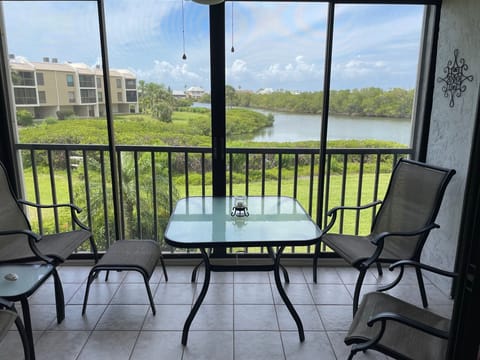 Lanai overlooking the lagoon