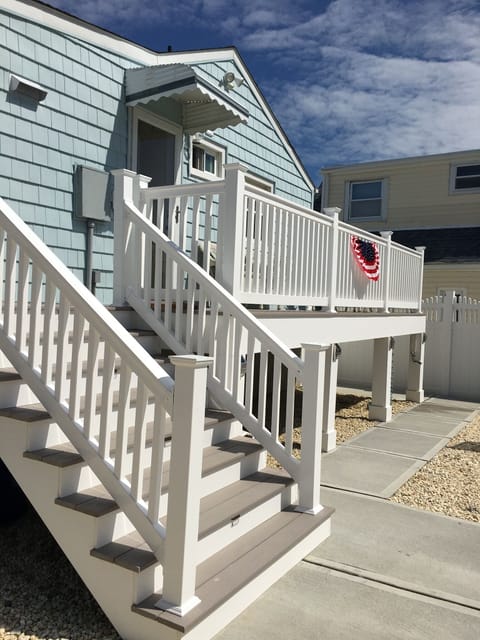 New deck and siding