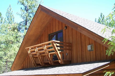 Balcony off of the bedroom