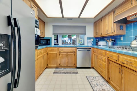 Roomy kitchen for preparing delicious meals. 