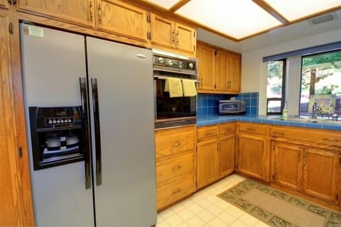 2nd view of spacious kitchen.