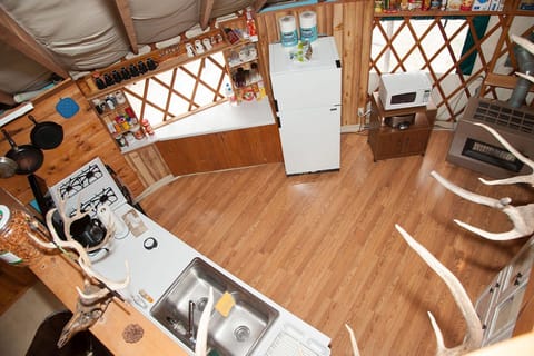 Lots of Room - Kitchen View from the Loft.