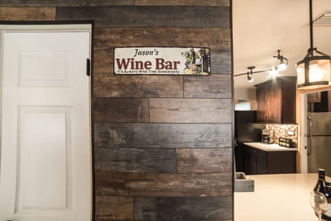 Jason's Wine Bar, where every guest gets a complimentary bottle of wine. 