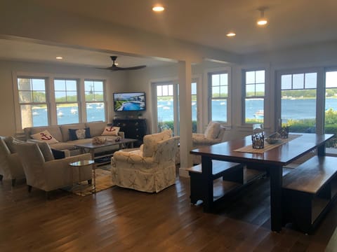 1st floor Living Room /open to Dining Room, Kitchen and Sun Room