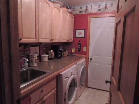 Front loading washer and dryer