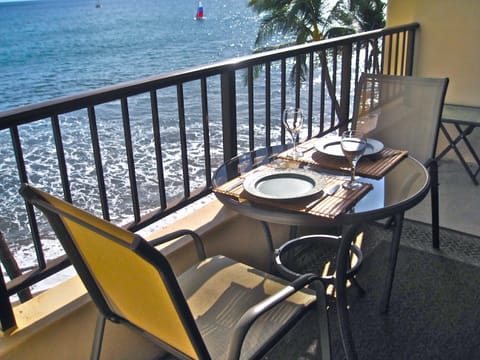 Ocean front dining!