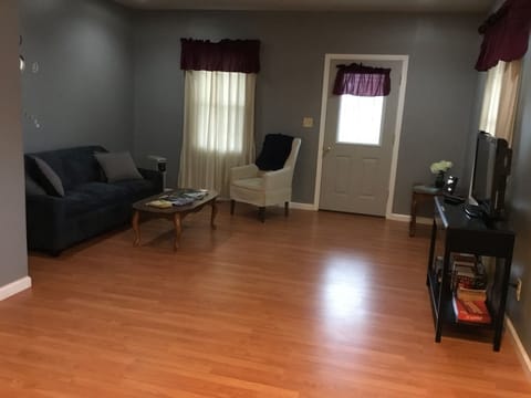 Sofa unfolds to queen sleeper