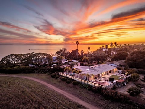 Buena Vista sunset - More Mesa ocean bluff and grassland habitat