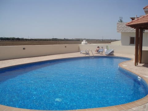 The pool and surrounding view
