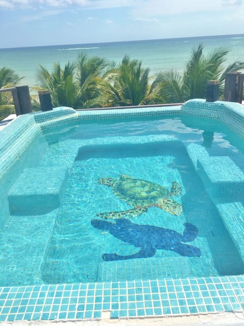 View from pool