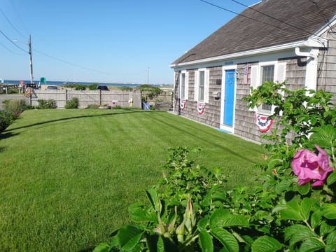 street side of house with ocean to left side