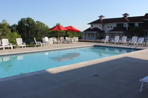 Mountain Top Pool just outside the door