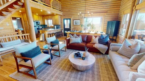 Comfortable seating to relax after a day outdoors.