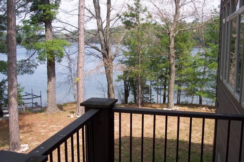 Balcony leading from kitchen.  A great vantage point!