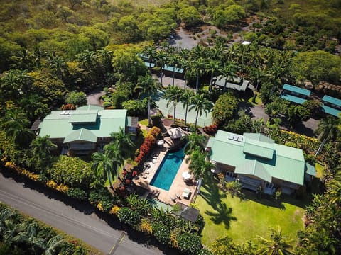 Arial shot of property