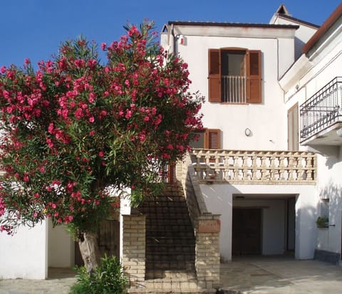 Front of the house (flat is bottom right)