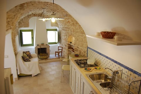 Living room with kitchenette