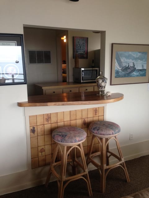 Lower level kitchen and bar area