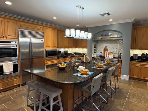 Kitchen area - Wolf, Sub Zero, and Miele appliances