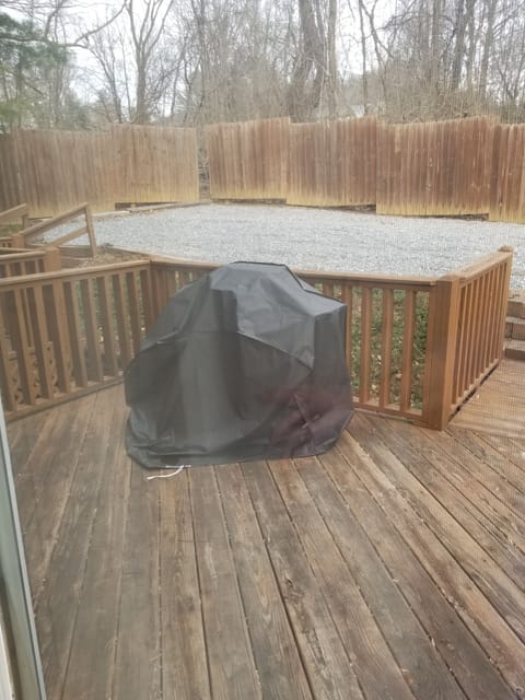 back deck with grill