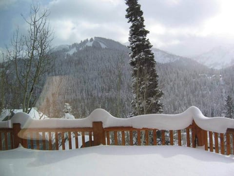 South facing deck looking out over Solitude ski resort