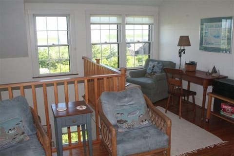 Front windows with the view of Hither Creek, Madaket Harbor & Tuckernuck Island