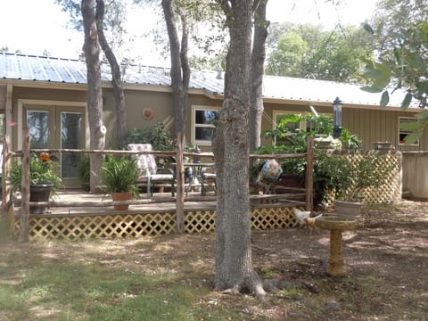 Your back deck and sanctuary.
