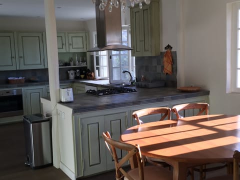 Kitchen and dining area