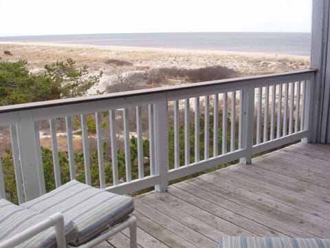 Master bedroom deck view.