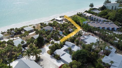 Path to quiet residential, sandy beach  (one minute walk away). 