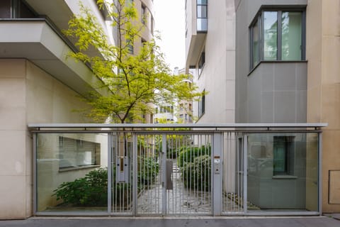 Digitally keyed Front gate Entry to the Building.