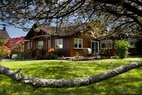 Your home as our guests with an old-fashioned porch and wrap around deck