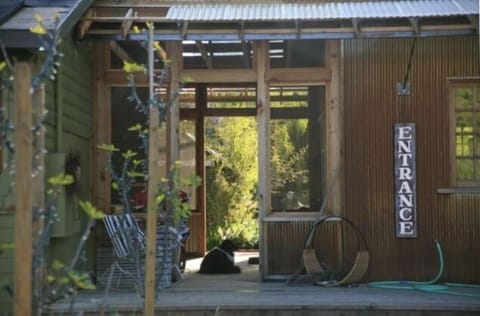 The Breezeway Offers a Glimpse into the Toll House Back Garden.