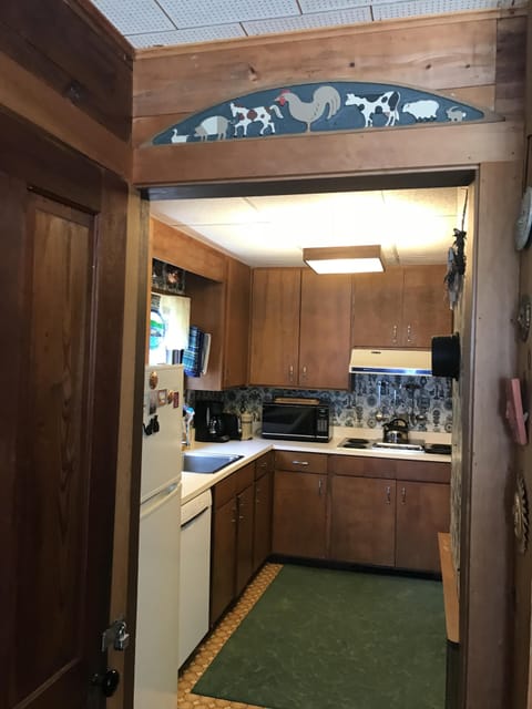 kitchen view from living room