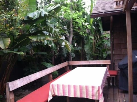 Dining area of cottage