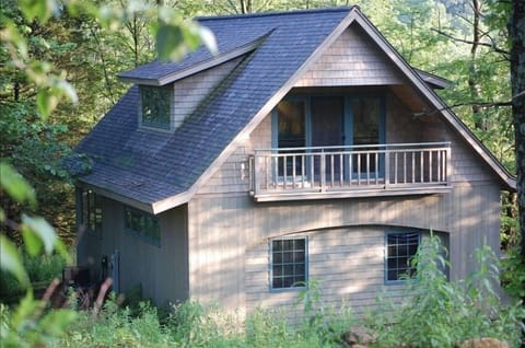 Cabin Approach and Covered Balcony