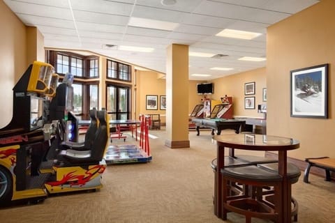 Game room (private movie theaters just next door)