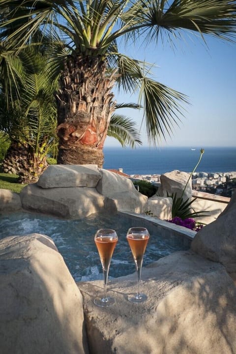 The Jacuzzi-spa with afternoon drink