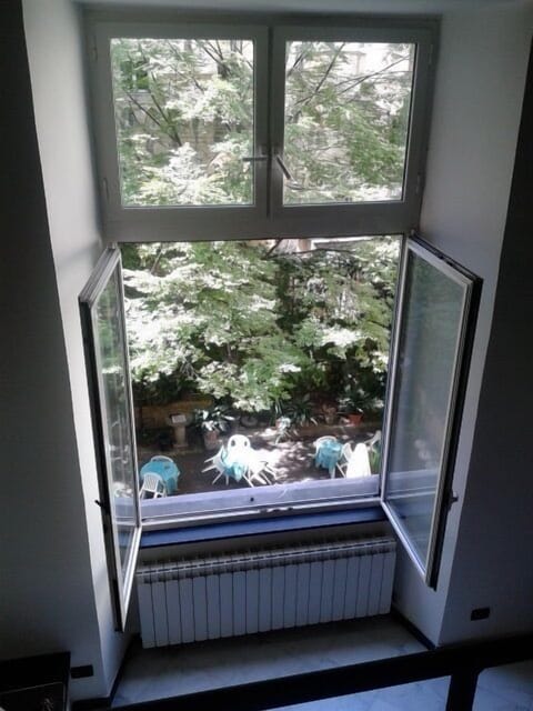 The big window of the loft