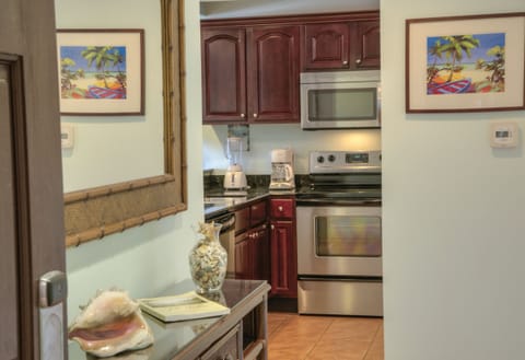 Entrance to one bedroom unit; separate entrance to studio.