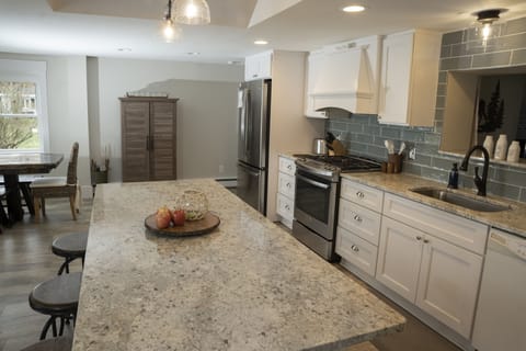 Another view of the kitchen area.