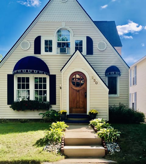 Front view of the upstairs apartment
