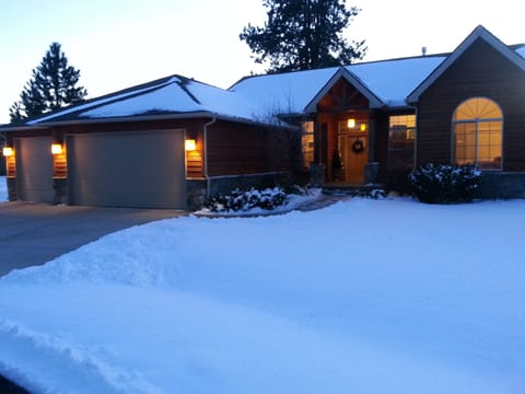 The beauty of winter snow!  Four area ski resorts within an hour's drive.